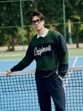 Áo Nỉ Sweatshirt Nam Heritage Stripe Nỉ Form Regular