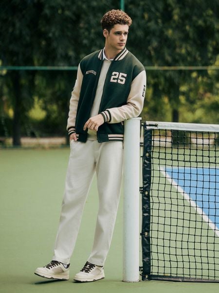 Áo Khoác Bomber Nam Freshman Varsity Form Regular