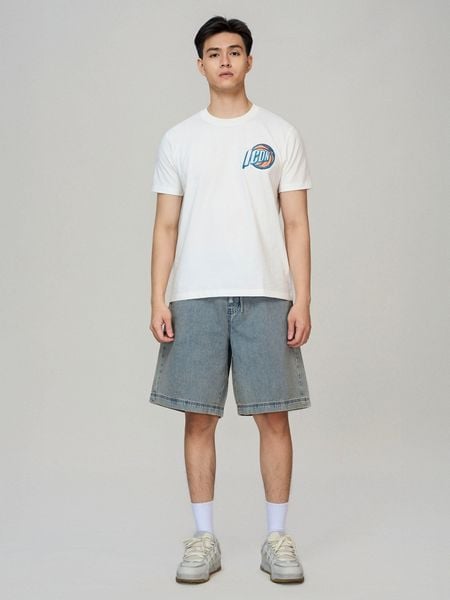 Áo Thun Nam Hoạ Tiết ICDN Basketball Form Regular