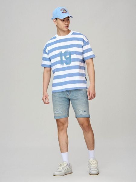 Áo Thun Nam Blue Horizon Form Oversize