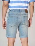 Quần Short Denim Nam Basic 5-pocket Ripped Wash Form Slim-fit
