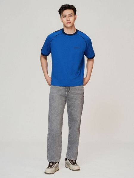 Quần Jean Nam Grey Form Baggy