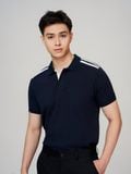 Áo Polo Nam Hoạ Tiết Shoulder Line Form Regular