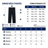 Quần Jean Nam Siêu Nhẹ Ống Suông Indigo ICON105 Form Straight