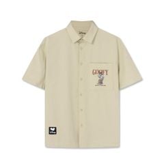 Áo Sơ Mi Nam Tay Ngắn Disney Sunny Goofy Form Boxy