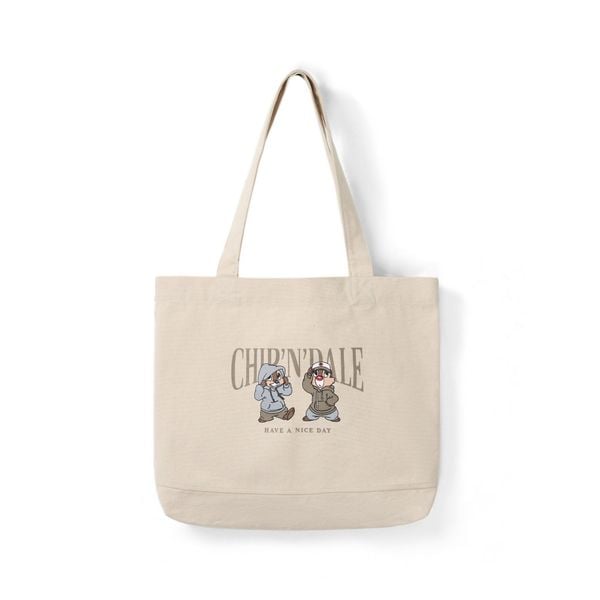 Túi Tote Nam Canvas Disney Cheer Up
