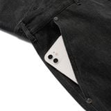 Quần Short Denim Nam Ống Suông Disney Industrial Form Loose