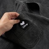 Quần Short Denim Nam Ống Suông Disney Industrial Form Loose