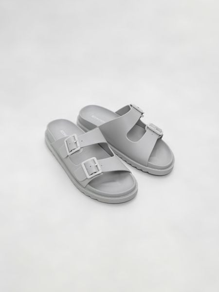 Dép Nam Double Buckle Rubber Chống Trượt