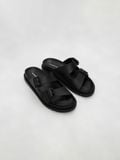 Dép Nam Double Buckle Rubber Chống Trượt