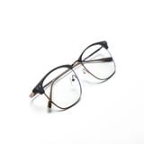 Mắt Kính Nam Gọng Kim Loại Oval Nâu Trong