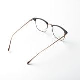 Mắt Kính Nam Gọng Kim Loại Oval Nâu Trong