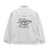 Áo Khoác Nam Denim Sọc Thêu Chữ Sundaze Rush Form Relax