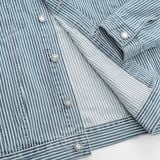 Áo Khoác Nam Denim Stripe Trucker Form Regular