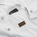 Áo Khoác Nam Denim Sọc Thêu Chữ Sundaze Rush Form Relax