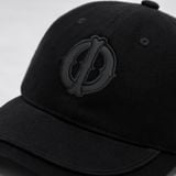 Mũ Lưỡi Trai Nam Kaki Đen Logo Thêu Form Baseball