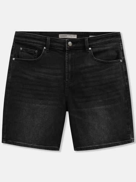 Quần Short Jean Nam Dark Grey Form Regular