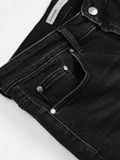 Quần Short Jean Nam Dark Grey Form Regular