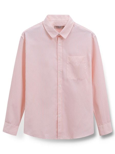 Áo Sơ Mi Nam Cotton Tay Dài Soft Touch Gingham Form Regular