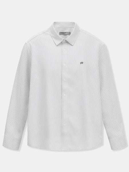 Áo Sơ Mi Tay Dài Nam ID Embroidery Stripped Shirt Form Regular