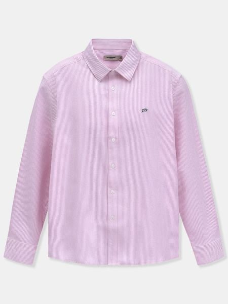 Áo Sơ Mi Tay Dài Nam ID Embroidery Stripped Shirt Form Regular