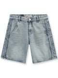 Quần Short Jean Nam Trim Edge Form Loose