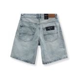 Quần Short Jean Nam Trim Edge Form Loose