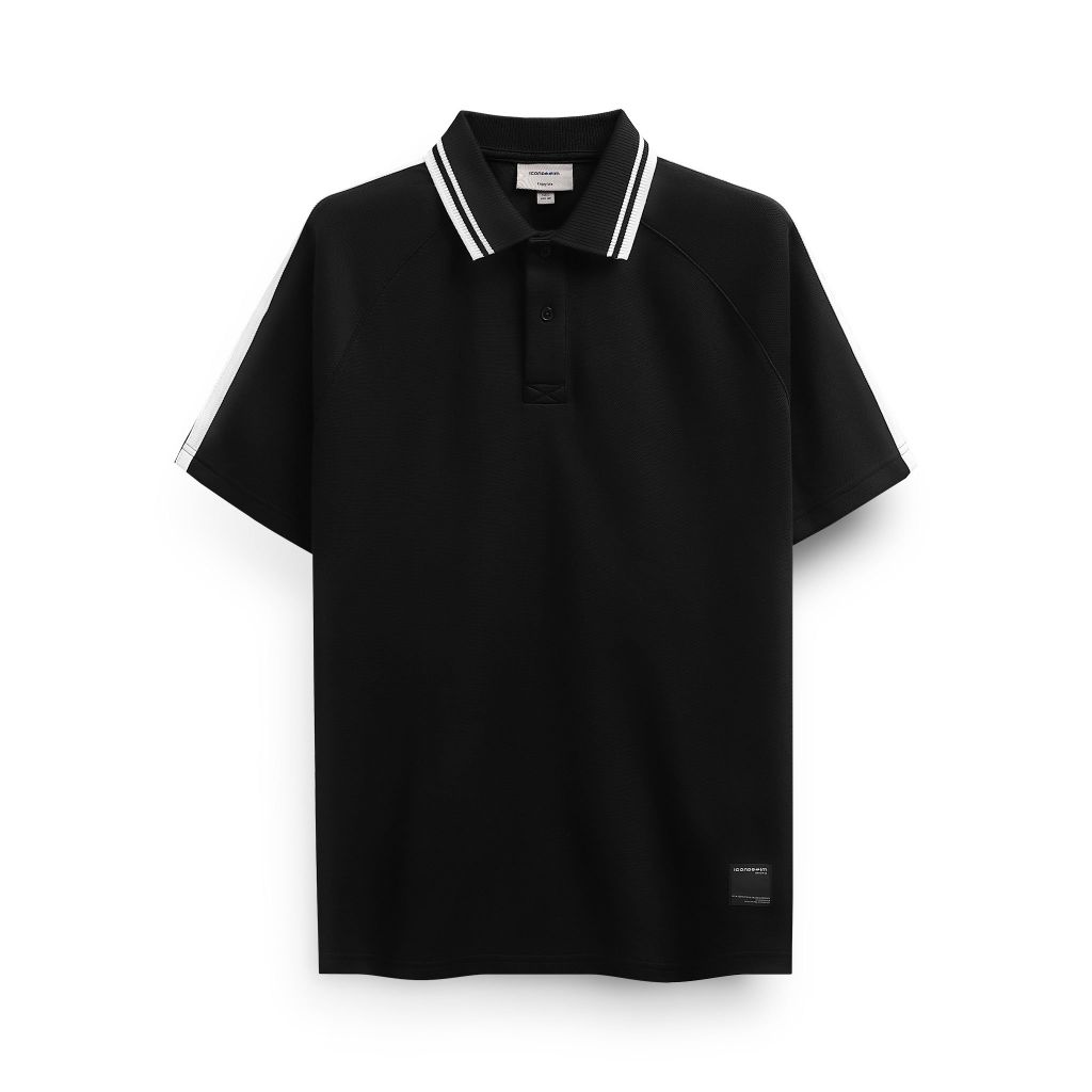 Áo Polo Nam Trim Edge Sọc Vai Form Regular