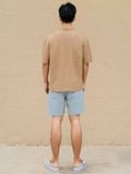Áo Sơ Mi Nam Tay Ngắn Cuban Riviera Knit Form Relaxed