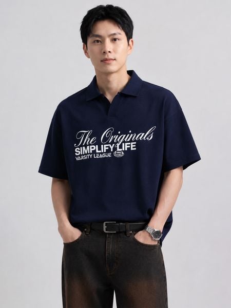 Áo Polo Nam Gentle Form Boxy