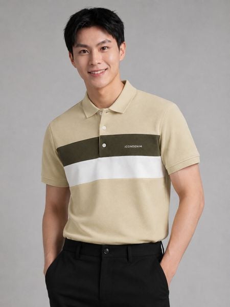 Áo Polo Nam Arctic Stripe Form Regular