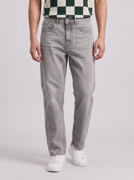 Quần Jeans Nam Ash Grey Form Straight