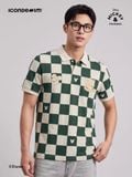 Áo Polo Nam Mickey Checked Form Regular
