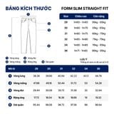 Quần Jeans Nam Stallion Prime Form Slim Straight