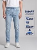 Quần Smart Jeans Nam Siêu Co Dãn Xanh Nhạt Form Smart Fit
