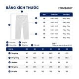 Quần Jean Nam Cotton Offwhite Form Baggy