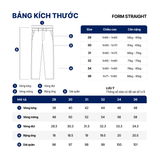 Quần Kaki Nam Ống Suông Cargo ICDN Tag Form Straight