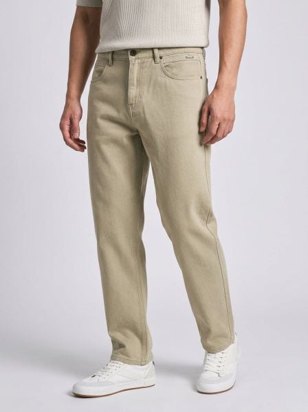 Quần Kaki Nam 5-Pocket Form Straight