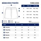 Quần Short Jeans Nam Gridline Form Loose