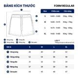 Quần Short Nam Orgnls Wash Form Regular