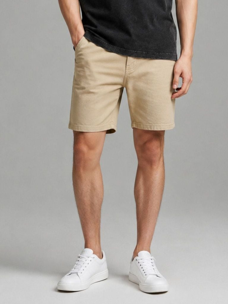 Quần Short Kaki Nam Settle Form Regular