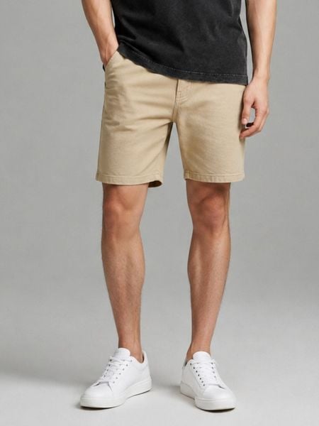 Quần Short Kaki Nam Settle Form Regular