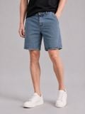 Quần Short Jean Nam Stoneveil Form Loose
