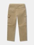 Quần Cargo Nam Washed Khaki Form Straight