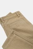 Quần Cargo Nam Washed Khaki Form Straight