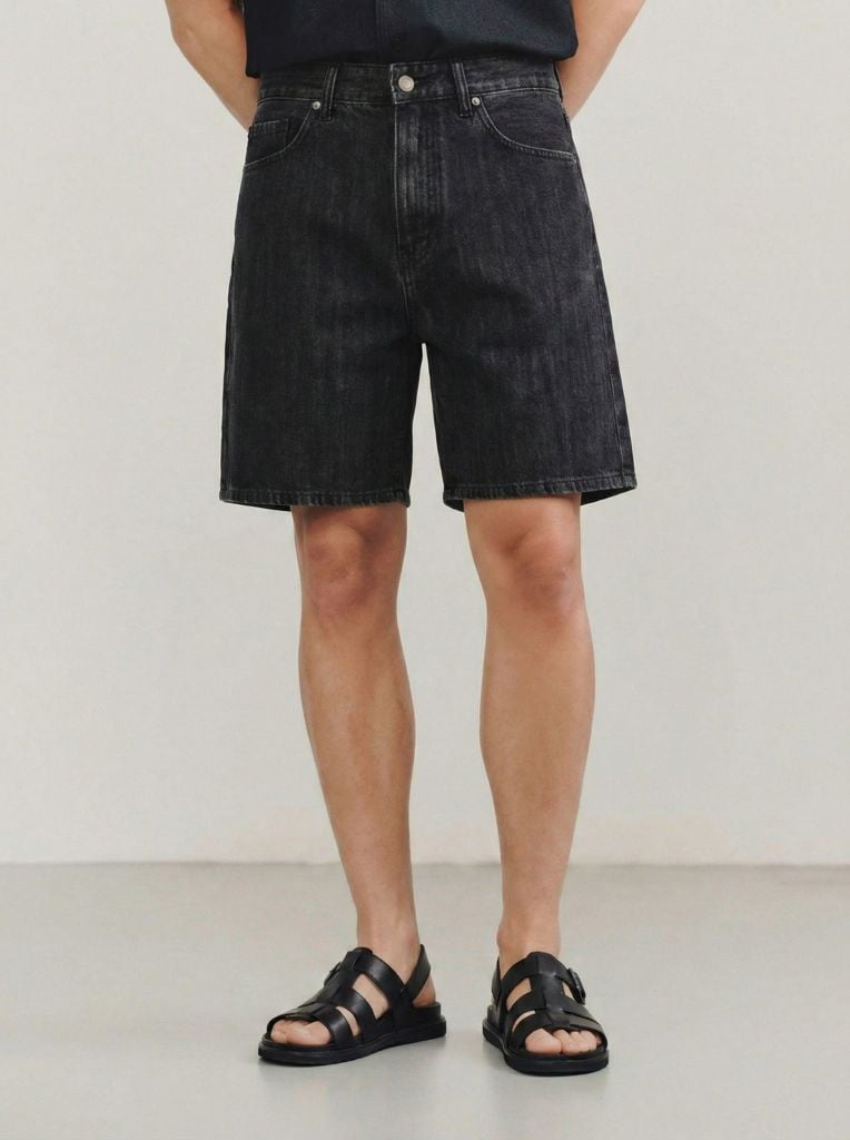 Quần Jean Nam Siêu Nhẹ Dark Grey ICON105 Form Loose