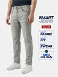 Quần Smart Jean Nam Siêu Co Dãn Xám Trơn Form Smart Fit