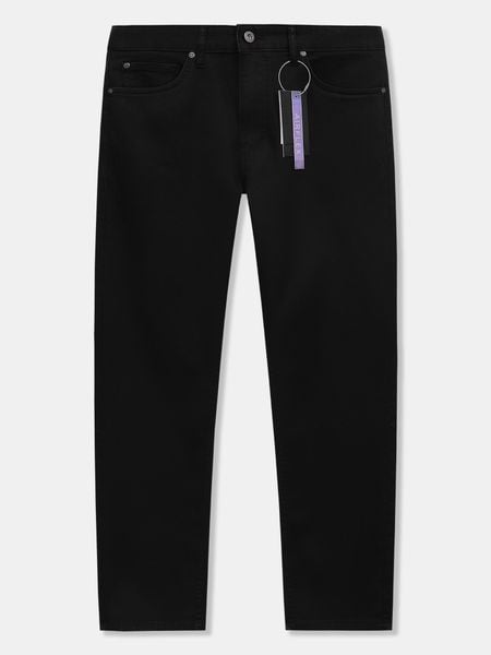 Quần Jeans Nam Airflex Siêu Gọn Nhẹ Black Form Regular