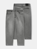Quần Jeans Nam Airflex Siêu Gọn Nhẹ Light Grey Form Regular