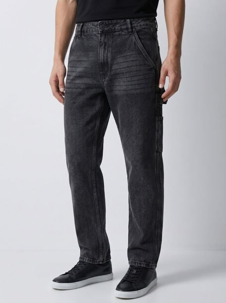 Quần Jeans Nam Ống Suông Scar Form Straight